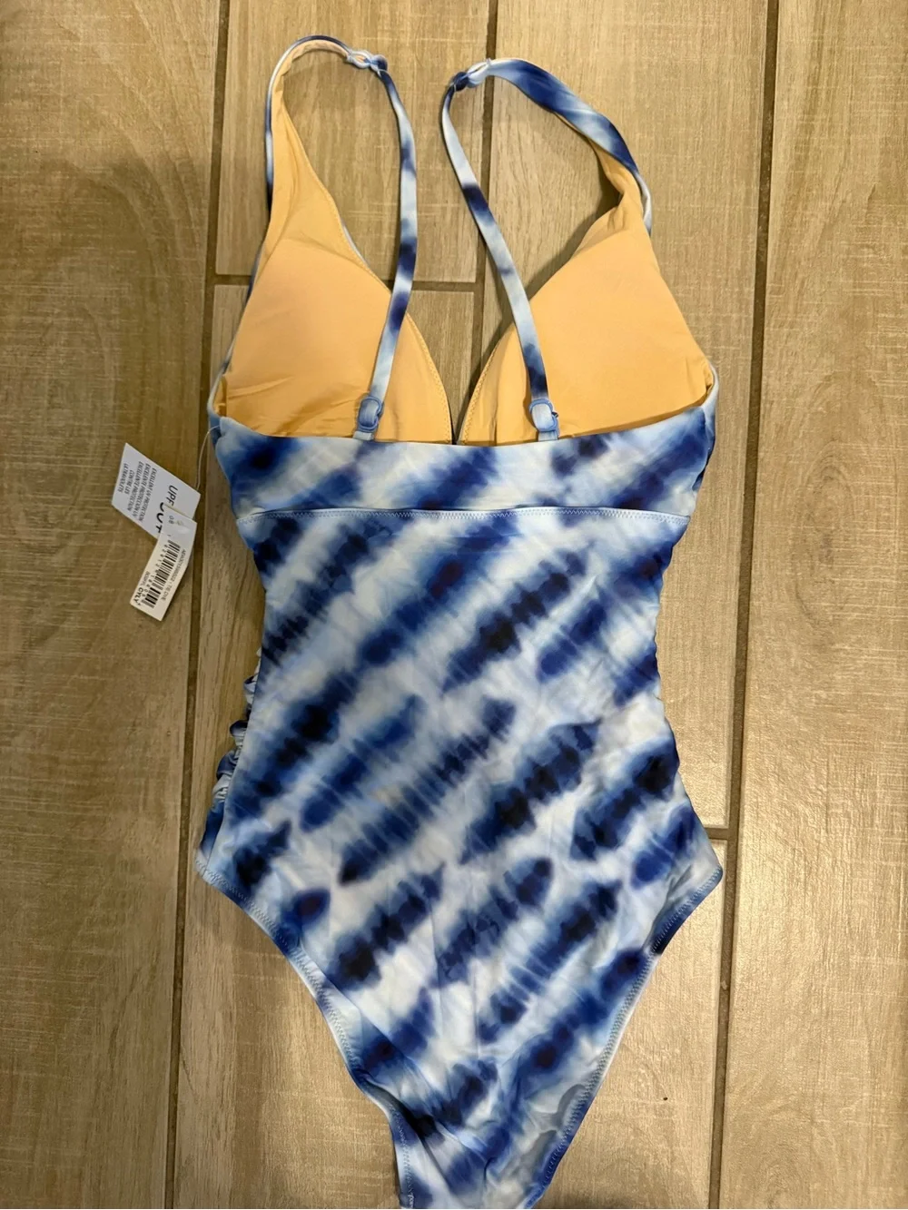 Blue Tie-Dye One-Piece women’s Swim Suit
